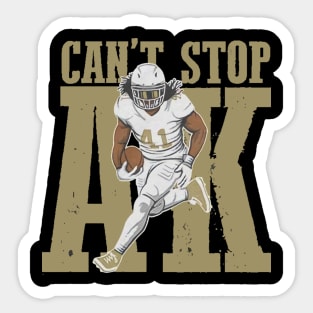 Alvin Kamara Can't Stop AK Sticker